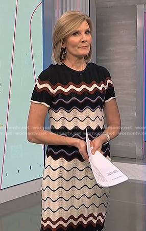 Kate’s wavey knit sheath dress on NBC News Daily