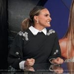 Keltie’s floral layered sweater dress on E! News
