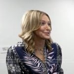 Lara’s floral v-neck blouse on Good Morning America