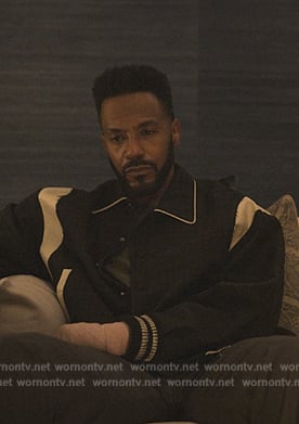 Lewis’s black bomber jacket on Reasonable Doubt