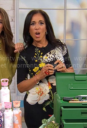 Michelle Miller’s butterfly dress on CBS Mornings