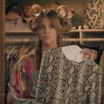Morgan’s snake print long sleeve top on High Potential