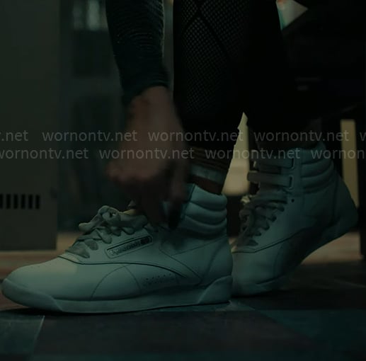 Morgan’s white sneakers on High Potential