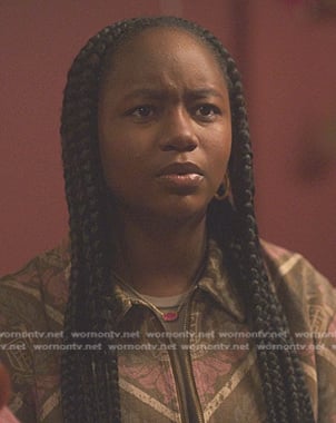 Naima’s pink necklace on Reasonable Doubt