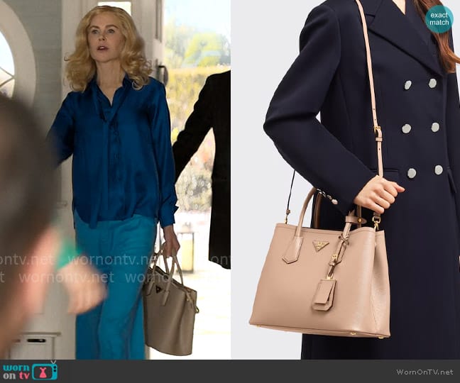 Prada Medium Double Bag worn by Greer Garrison Winbury (Nicole Kidman) on The Perfect Couple