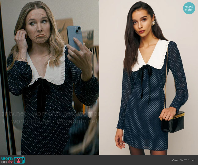 Reformation Edalene Dress worn by Joanne (Kristen Bell) on Nobody Wants This