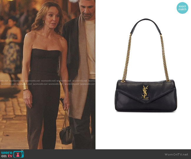 Gucci Calypso Shoulder Bag in Noir worn by Sylvie (Philippine Leroy-Beaulieu) on Emily in Paris