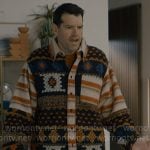 Sasha’s mixed pattern overshirt on Nobody Wants This