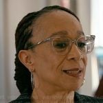 Sharon’s clear eye glasses on Chicago Med