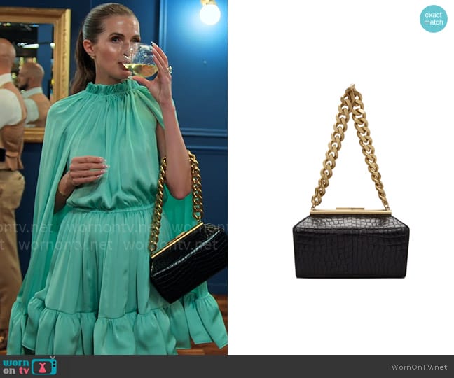 Stella McCartney Medium Structured Shoulder Bag worn by Jessica Markowski on Owning Manhattan