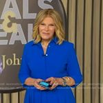 Tory’s blue belted shirtdress on Good Morning America