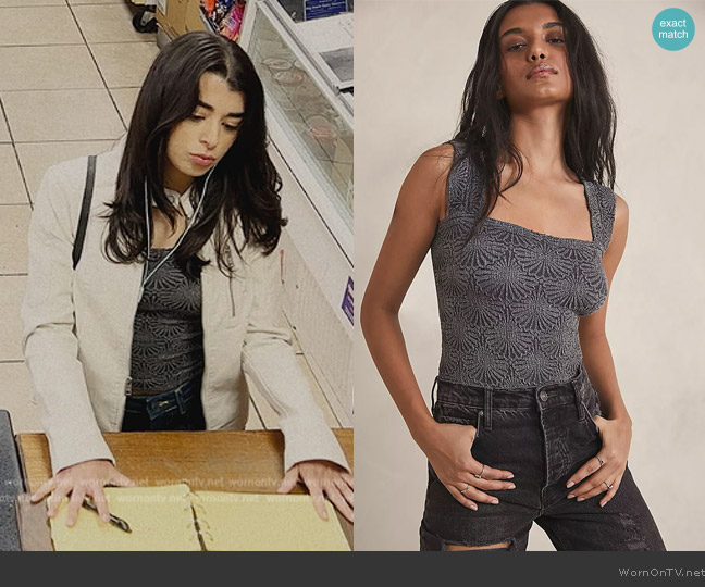 Free People Love Letter Cami worn by Ana (Lilian Rebelo) on Only Murders in the Building