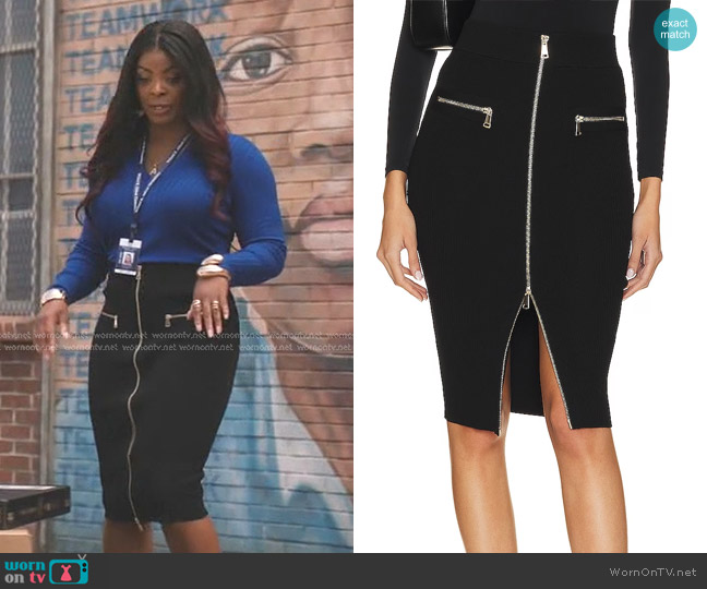 Generation Love Zahra Sweater Skirt worn by Ava Coleman (Janelle James) on Abbott Elementary