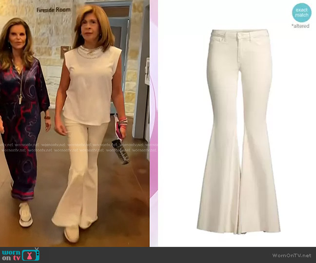 L'Agence Lorde High-Rise Flare Pants worn by Hoda Kotb on Today