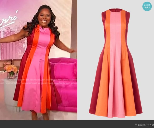 Roksanda Colorblocked Dress worn by Sherri Shepherd on Sherri