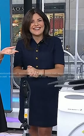 Adrianna’s denim dress on Today