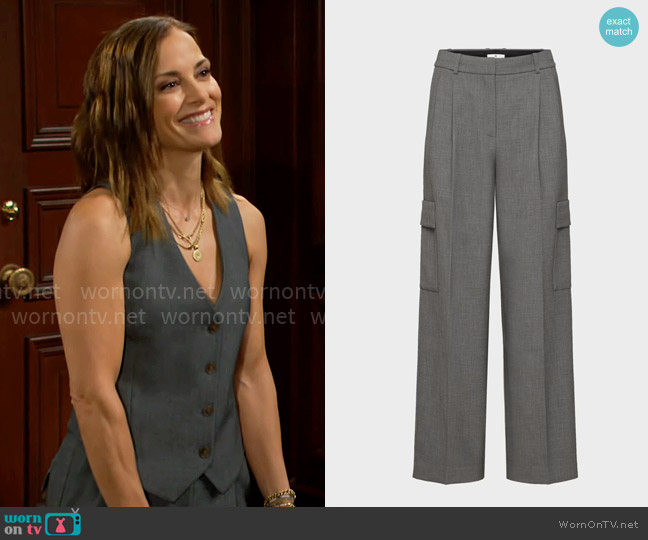 Babaton Spotlight Cargo Pants worn by Taylor Hayes (Rebecca Budig) on The Bold and the Beautiful