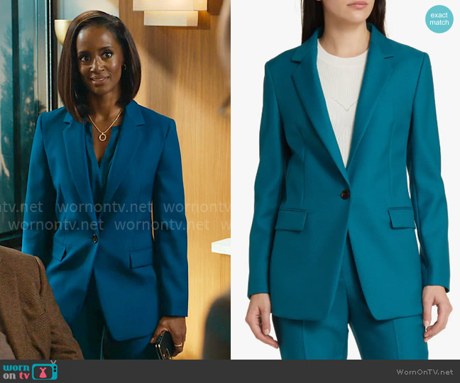 BOSS Jocaluah Blazer worn by Olympia (Skye P. Marshall) on Matlock