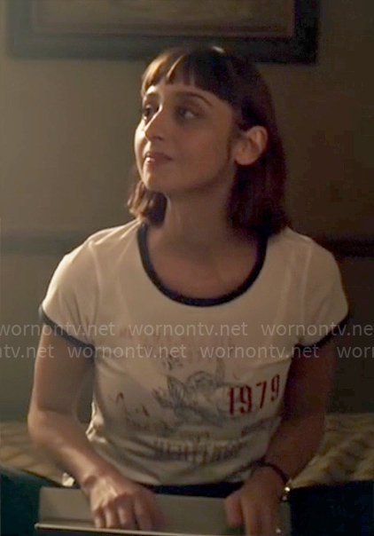 Chrissy’s 1979 graphic tee on Superman and Lois