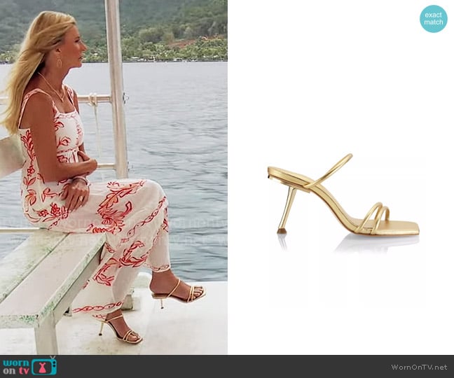 Cult Gaia Lydia Sandal worn by Joan Vassos on The Golden Bachelorette