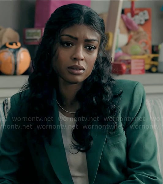 Daphne’s green blazer on High Potential