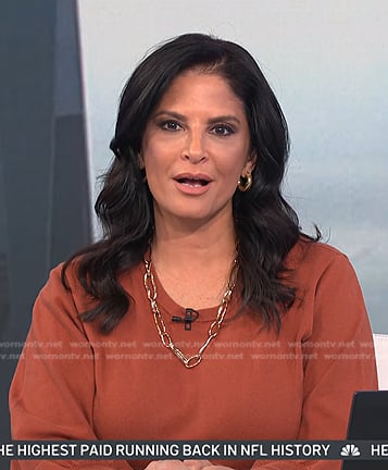 Darlene’s brown sweater dress on Today