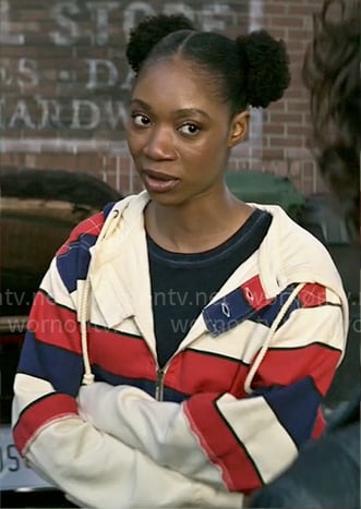 Denise’s striped hoodie on Superman and Lois