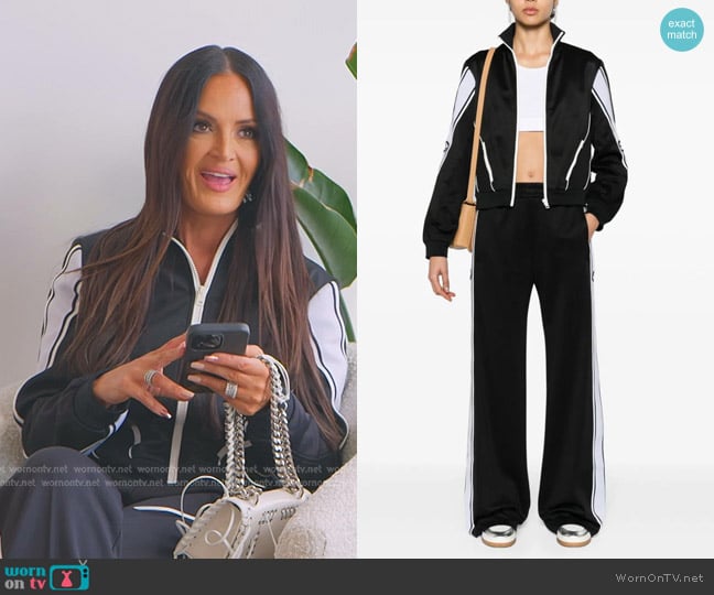 Gucci Interlocking G-embroidered Jacket worn by Lisa Barlow on The Real Housewives of Salt Lake City