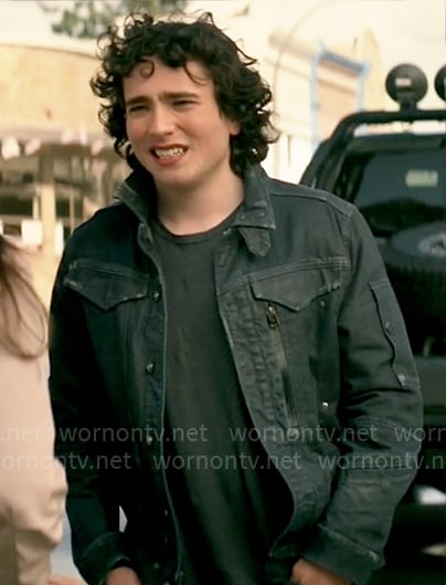 Jordan’s black denim jacket on Superman and Lois