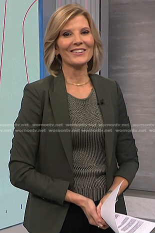 Kate’s grey knit top on NBC News Daily