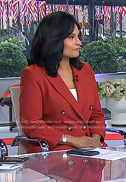 Kristen’s red blazer on Today