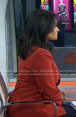 Kristen’s red blazer on Today