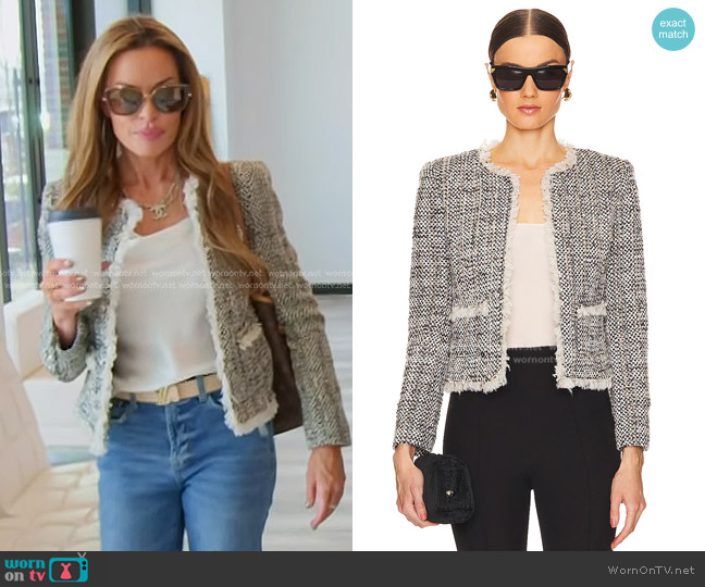 L'Agence Angelina Jacket worn by Britani Bateman on The Real Housewives of Salt Lake City