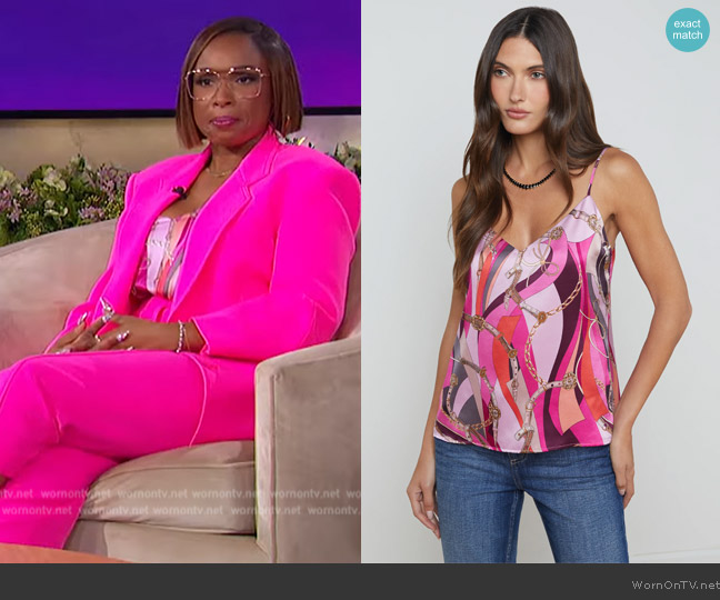 L'Agence Jane Silk Camisole worn by Jennifer Hudson on The Jennifer Hudson Show
