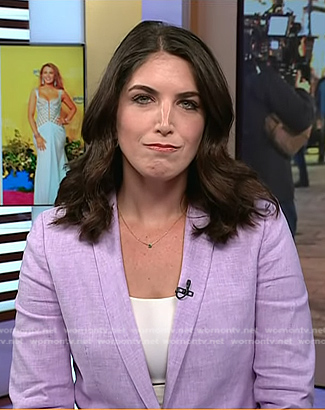 Liz’s lilac blazer on Today