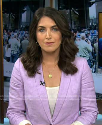 Liz’s lilac blazer on Today