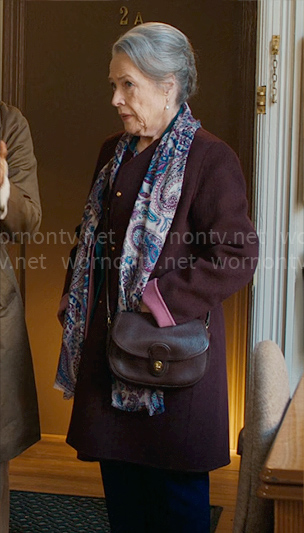 Madeline’s purple purse on Matlock