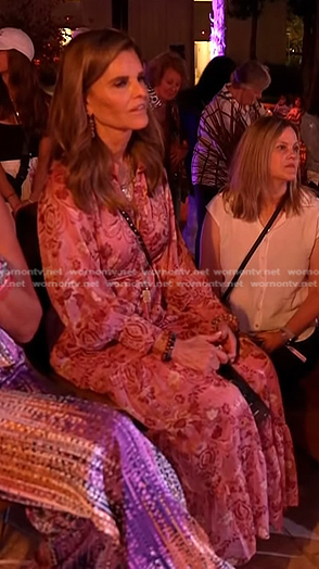 Maria’s pink floral maxi dress on Today