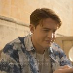 Nick’s blue tie-dye shirt on Heartstopper