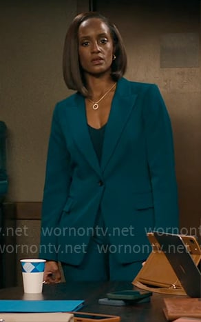 Olympia’s teal suit on Matlock