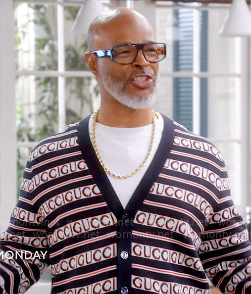 Poppa’s Gucci stripe cardigan on Poppas House