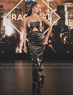 Racquel’s leather cutout dress on The Real Housewives of New York City