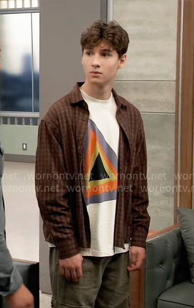 Rocco’s triangle graphic t-shirt on General Hospital
