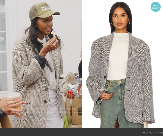 Grandpa Jacket Ronny Kobo worn by Ubah Hassan on The Real Housewives of New York City