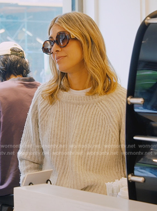 Erin’s knit sweater on The Real Housewives of New York City