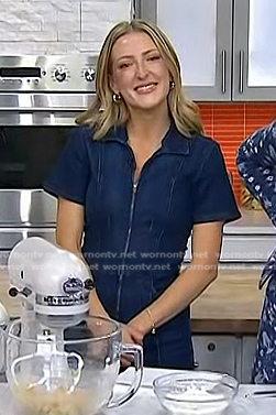 Sarah Fennel’s denim jumpsuit on Today
