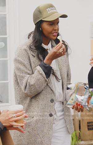 Ubah’s herringbone jacket on The Real Housewives of New York City