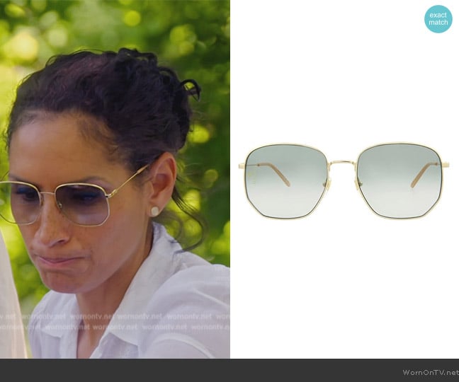 Gucci GG0396S worn by Racquel Chevremont on The Real Housewives of New York City