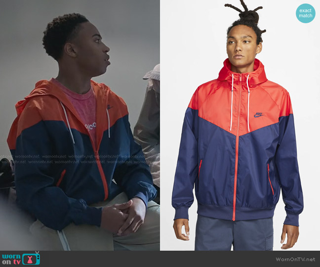 Nike Sportswear Windrunner Jacket worn by Kenny (Dallas Dupree Young) on Cobra Kai