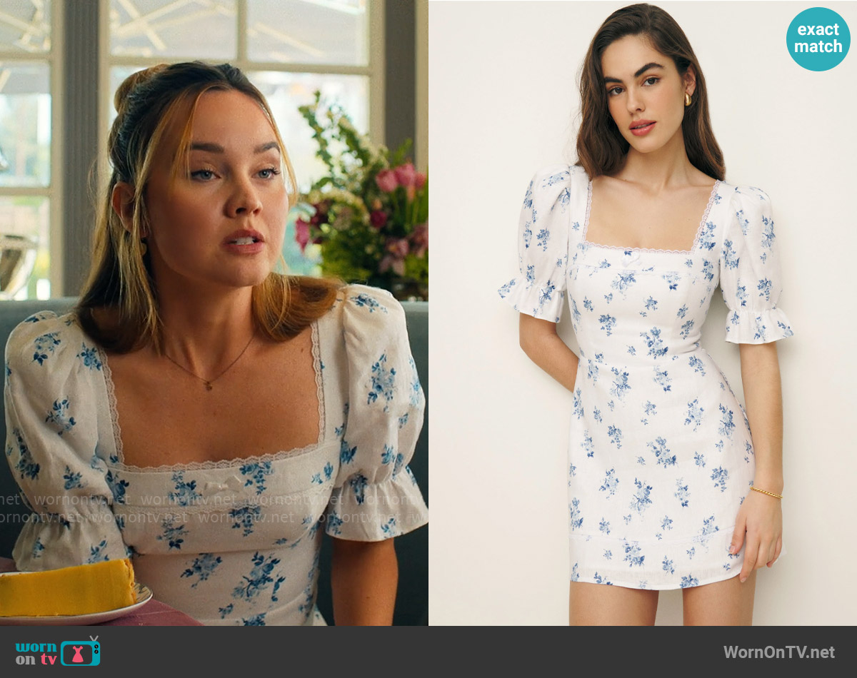 Reformation Evianna Dress in Delicacy worn by Tory Thompson (Liana Liberato) on Based on a True Story